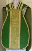 Green French Roman Vestment